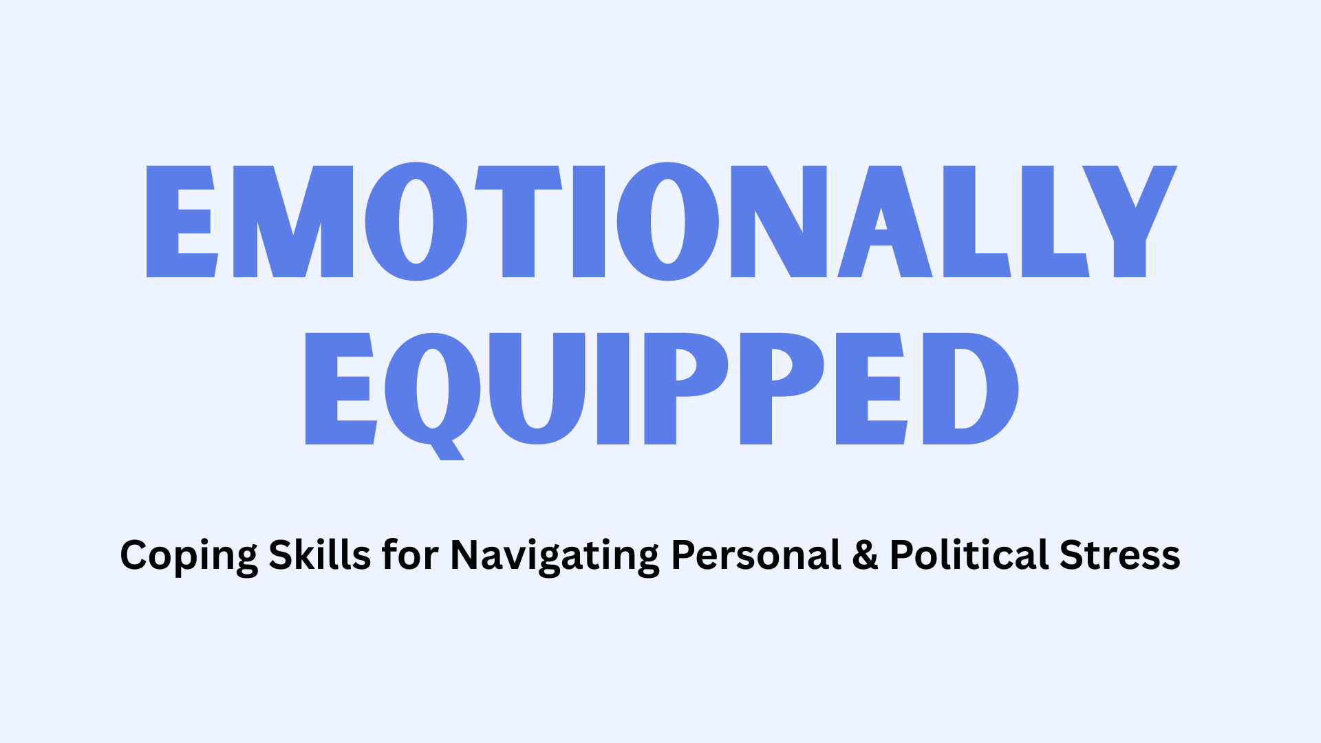 Emotionally Equipped Therapy Group